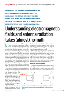 Understanding electromagnetic fields and antenna radiation takes