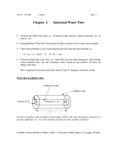 Chapter 3. Saturated Water Flow
