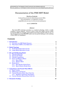 Documentation of the FBH HBT Model