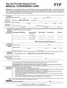 Boston College Pay-The-Provider Request Form