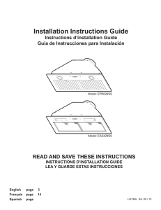 Installation Instructions Guide