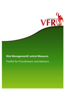 Vegetation Fire Risk Management: Toolkit for Practitioners and