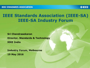 IEEE Standards Association (IEEE-SA) IEEE