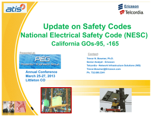 National Electric Safety Code Update
