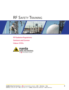 rf safety training - Narda Safety Test Solutions