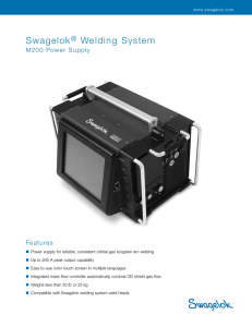 Swagelok® Welding System, M200 Power Supply (MS-02