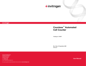 Countess™ Automated Cell Counter