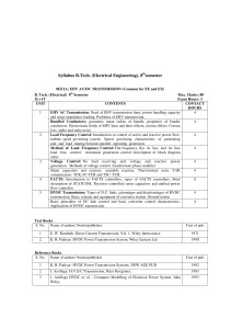 Syllabus B.Tech. (Electrical Engineering), 8 semester