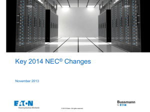 Key 2014 NEC® Changes