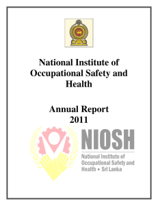 National Institute of Occupational Safety and Health Annual Report