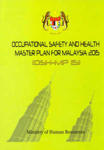 Occupational Safety and Health Master Plan
