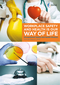 Occupational Safety and Health Division Annual Report 2013