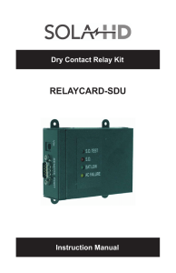 RELAYCARD-SDU