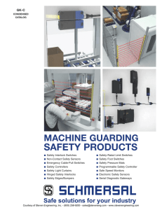 Schmersal Machine Guarding Safety Products