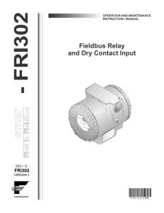 Fieldbus Relay and Dry Contact Input
