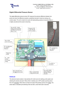 Digital Differential Pressure Sensor