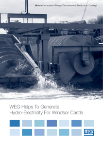 WEG Helps To Generate Hydro-Electricity For Windsor Castle