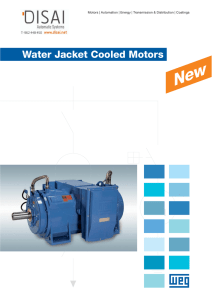 Water Jacket Cooled Motors