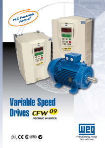 WEG Automation CFW-09 series brochure