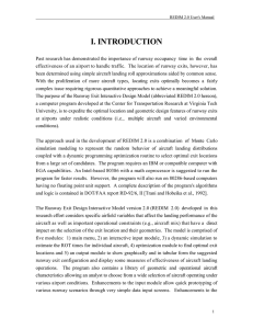 REDIM 2.1 User`s Manual - Air Transportation Systems Laboratory