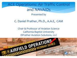 ACE Operations: Air Traffic Control and NAVAIDs