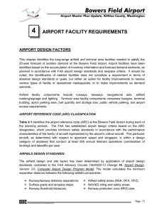 Airport Facility Requirements