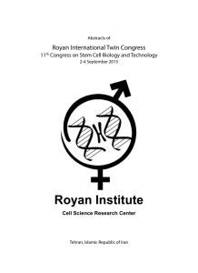 Royan Institute - Royan International Twin Congress