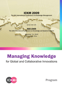 Managing Knowledge