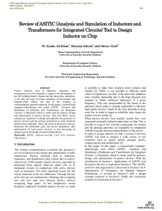 Review of ASITIC - International Journal of Computer Science Issues