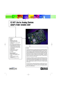 EZ-KIT Lite for Analog Devices ADSP