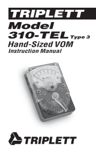 310-TEL Manual 84-871 - Triplett Test Equipment