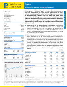 Voltas - Prabhudas Lilladher