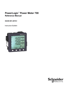PowerLogic Power Meter 700