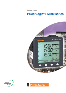 PowerLogic® PM700 series