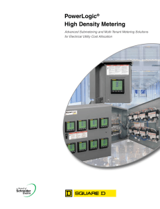 PowerLogic® High Density Metering
