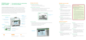 Powerlogic PM3000 series power meters