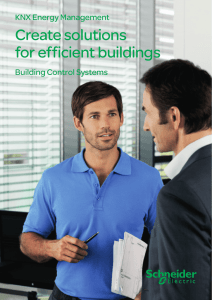 Create solutions for efficient buildings