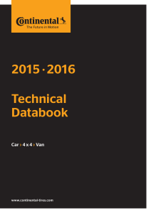 2015 · 2016 Technical Databook