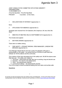 Minutes of the meeting held 10 December 2014 PDF 87 KB
