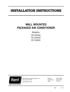 installation instructions