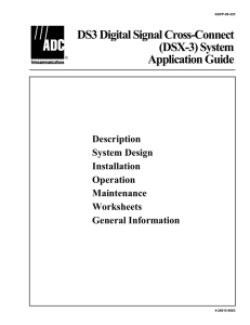 DS3 Digital Signal Cross-Connect (DSX