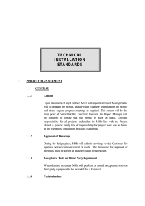 technical installation standards