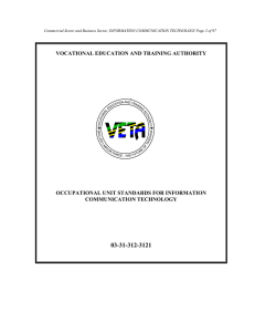 VOCATIONAL EDUCATION AND TRAINING AUTHORITY