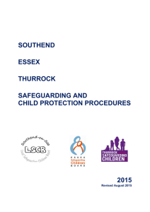 SET Procedures - Essex Safeguarding Children Board