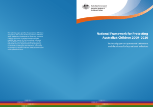 National Framework for Protecting Australia`s Children 2009