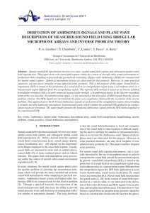 derivation of ambisonics signals and plane wave description