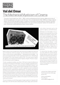 Val del Omar The Mechanical Mysticism of Cinema