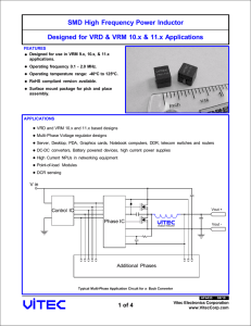 SMD High Frequency Power Inductor