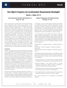 Measuring Mechanical Shock