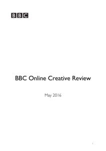 the BBC Online Creative Review